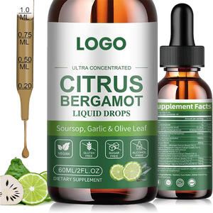 Extrait pur de bergamote d'agrumes OEM, formule naturelle de bergamote d'agrumes pour le soutien du cholestérol, bergamote d'agrumes premium pour le cholestérol - Product Image 1