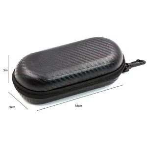 Bestpacking EVA Glasses Case Portable Hard Shell Sunglasses Case Zipper Eyewear Eyeglasses Case With Hook