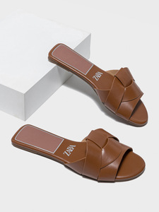 Sandali con Fibbia in Metallo Personalizzata, Cintura in Ecopelle, Ciabatte Piatte di Lusso per Donne, Moda Femminile per Spiaggia - Product Image 3