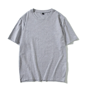 เสื้อยืดผู้ชายสีน้ำเงินไซส์ใหญ่ ผ้าฝ้าย 100% แขนสั้น คอกลม สไตล์ลำลอง ถักทอ  รับสกรีนโลโก้ - Product Image 1