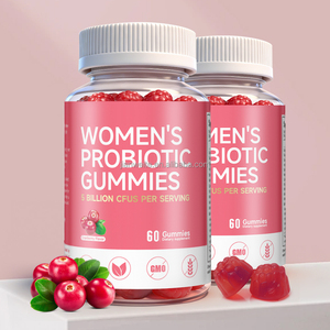 Gomitas Probióticas <span class=keywords><strong>para</strong></span> Mujeres con Sabor a Arándano, Favorecen la Digestión <span class=keywords><strong>Intestinal</strong></span>, Suplementos <span class=keywords><strong>para</strong></span> la Salud Inmunológica Femenina - Product Image 1
