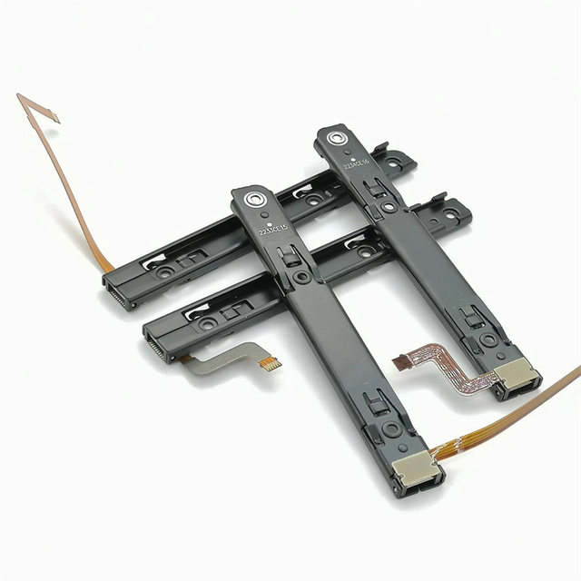 SYY Original New 2 in 1 Repair Replacement Console Left Right Flex Cable Slider Rail for Nintendo Switch OLED