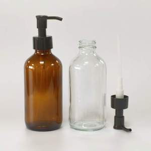 Nouveau Vide 100ml 200ml Transparent Ambre Verre Shampooing Pompe Bouteille Cosmétique Emballage pour Cosmétiques Paquet - Product Image 6