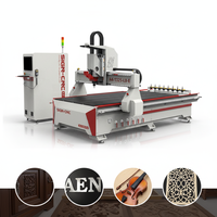 Router CNC Industrial de Fácil Operación con Cambio Automático de Herramienta, Grabador CNC 3D para Madera, Router CNC 1325 para Madera, Máquina CNC para Fabricación de Puertas
