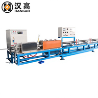 Machine d'anneautage de haute précision Hangao pour tuyaux en acier inoxydable, contrôlée par PLC, 380V/410V/415V, longue durée de vie