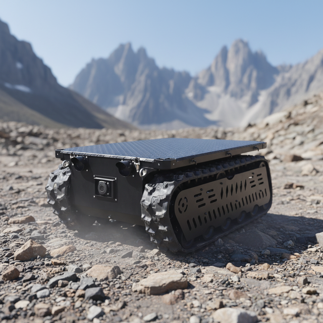 All Terrain Dragging Platform Tracked off Road Chassis Heavy Load Robot tank Chassis TiNS-12E