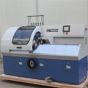 Máquina Encuadernadora de Libros de Tapa Dura Industrial Totalmente Automática SX-460E, Cosedora de Hilos para Cuadernos, 100 Ciclos/min - Product Image 1