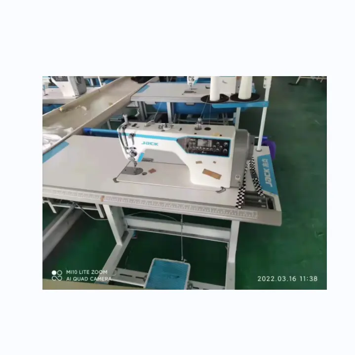 Depósito Marca Ponto Alto Sobreposição Ratio Jack Máquina De Costura Usado Máquinas De Costura Industrial para a Nova China Manual 100
