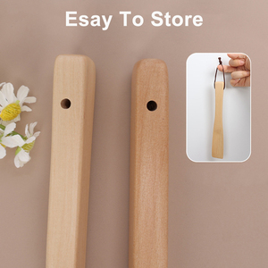Petit et long manche lisse chaussure cuillère chausse-pied bambou manche en bois chausse-pied pour hommes et femmes - Product Image 5