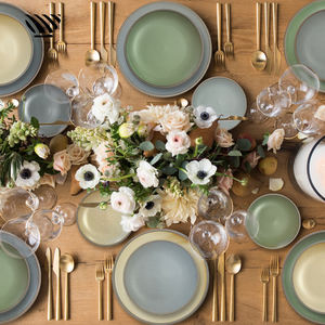 Juego de Platos de Gres Mate Multicolor, Nuevo, Ecológico, Duradero, Apto para Lavavajillas, <span class=keywords><strong>Vajilla</strong></span> para el Hogar, Cafeterías y Hoteles - Product Image 2