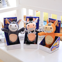 OEM Vente en gros Âne chantant électrique doux dansant en peluche jouets électroniques en peluche jouet pour enfants