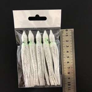 Lure Lula 10cm Polvo Saia Borracha Lula PVC Luminoso Soft Lure Lula Pesca Trolling Lure - Product Image 2