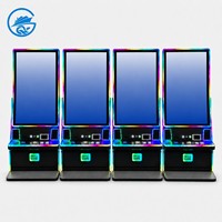 Máquina de Juegos de Habilidad con Pantalla Táctil Curva de 43 Pulgadas, Gabinete Metálico, Juego de Arcade Fire Link Devil Chef Safari, Multijuegos, Compatible con Inglés