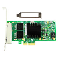 Intel I350T4V2 1000 Base T Quad Port RJ45 PCI Express x4 Adaptateur réseau à profil bas PCIe Gigabit Server NIC