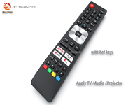Control Remoto Universal Inteligente para TV LCD con Voz, 45 Botones, Código Fijo, Infrarrojo, para 2.4GHz, Alcance de 20m, Batería AAA