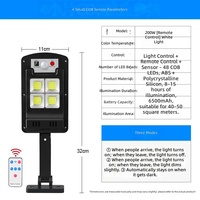 Lampes solaires de haute qualité pour l'extérieur, éclairage de cour, étanches, éclairage domestique, lampes à induction corporelle, économie d'énergie, super lumineuses