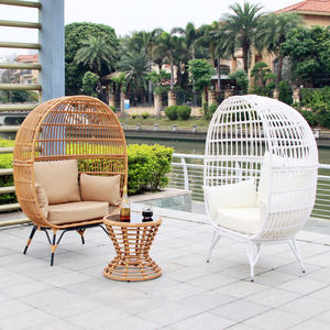 Vente en gros de <span class=keywords><strong>chaise</strong></span> suspendue en rotin et rotin à balançoire simple pour patio extérieur <span class=keywords><strong>hamac</strong></span> avec pieds <span class=keywords><strong>chaise</strong></span> Egg sans suspension pour chambre à coucher - Product Image 6