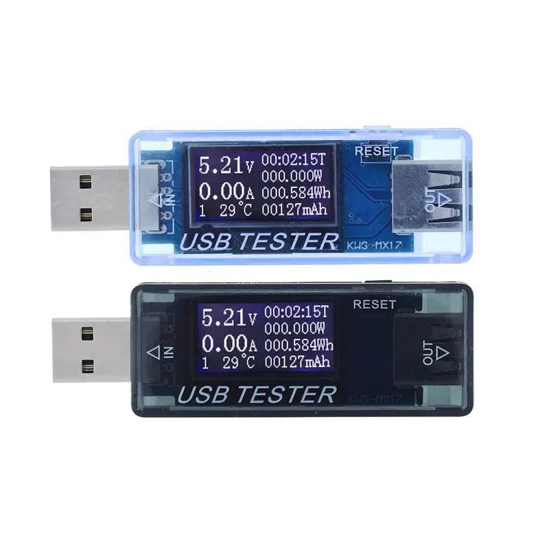USB hiện tại và điện áp Detector qc2.0usb Tester hỗ trợ QC2.0 mx17