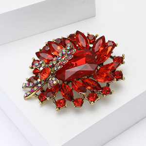 Rhinestone zinco liga broche para mulher chapeado mais cores para a escolha 1867906 - Product Image 3