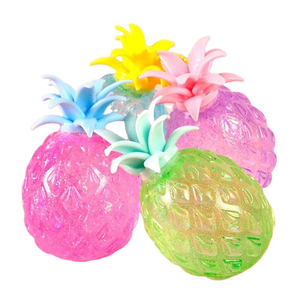2025 New Stress Fidget Toy TPR Pineapple Maltose Nee <b>Squishy</b> Squeeze Toy - Product Image 1