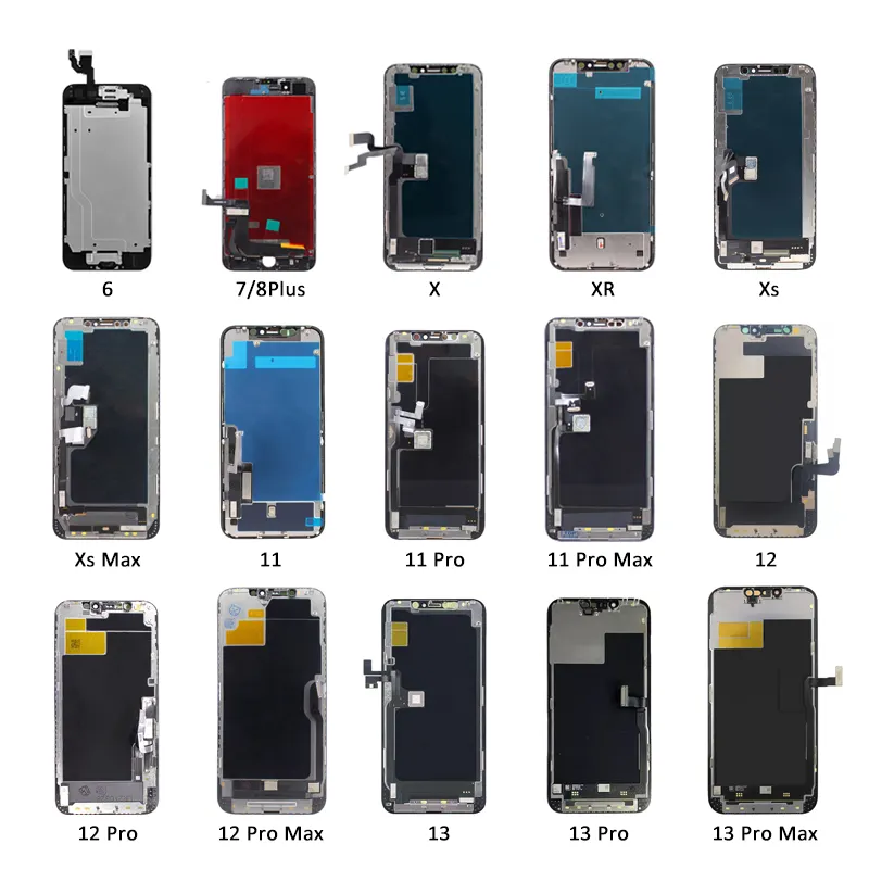 Mobile Phone LCDs for iPhone 6 7 8 Plus Screen for iPhone X Xr Xs Max Lcd Display Replacement For iPhone 11 12 13 Pro Max Lcd