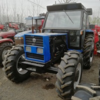 Traktor Bekas Traktor Fiat 110-90 140-90 160-90 4WD Peralatan Pertanian Traktor Mini Wheel Loader Massey Ferguson MF385