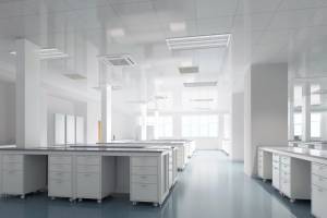 Équipement de laboratoire chimique - Poste de travail en îlot entièrement en acier, table de <span class=keywords><strong>test</strong></span> de mobilier de laboratoire avec support pour réactifs - Product Image 6