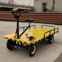 Carretilla Eléctrica Plegable de Acero Inoxidable de Cuatro Ruedas con Barandilla para Uso Industrial en Granjas, Almacenes y Transporte de Carga OEM