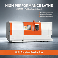 Mesin Bubut CNC Horizontal Logam Presisi Tinggi CK7530 Produsen Pusat Mesin Bubut