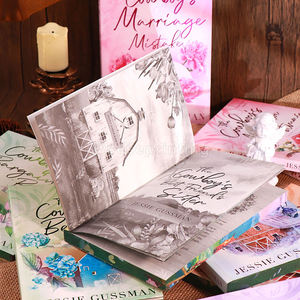 Libro de Cuentos Personalizado a Todo Color con Tapa Blanda, Impresión en Cartón y Papel Offset, Juego de Libros con Patrón de Borde Continuo - Product Image 2