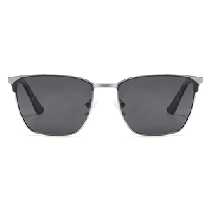 Gafas de Sol Cuadradas Unisex con Marco Metálico, Lentes Oscuras, Protección UV400, para Uso en Exteriores, Gafas de Sol Metálicas para Adultos - Product Image 6