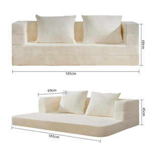 Sofá cama pequeño individual futón sofá cama convertible multifuncional perro sofá cama plegable - Product Image 6