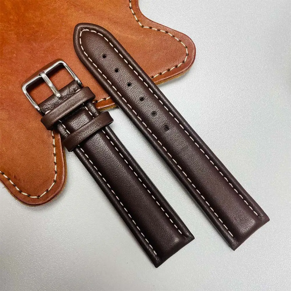 New Brown And Black Italican Vintage Calf Leather Bands With Quick Release Wristband Watch Bands Watch Straps
