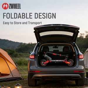 Trottinette électrique à batterie au lithium D3 1200W 48V, autonomie de 55 km, roues de 10 pouces, pliable, étanche, capacité de charge de 150 kg - Product Image 6