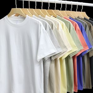 T-shirts unisexes de haute qualité 100% coton, personnalisables avec votre propre logo, t-shirts unis, tailles plus grandes, t-shirts pour hommes - Product Image 2