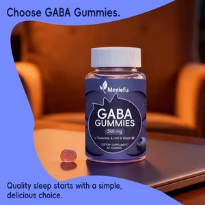 ממתקי גומי GABA של Meelefu במבצע חם עם L-תנין, 5-HTP, ויטמינים D3, <span class=keywords><strong>B12</strong></span>, אשוגנדה למוח ולמצב רוח - Product Image 4