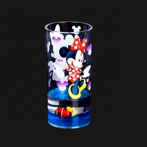 Taza de agua transparente para acuario, líquido para beber acrílico, reutilizable, para fiesta, flotador de aceite flotante para Hotel, oficina, 7 <span class=keywords><strong>OZ</strong></span> - Product Image 5