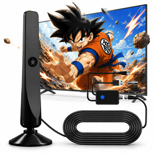 <span class=keywords><strong>Antena</strong></span> <span class=keywords><strong>de</strong></span> <span class=keywords><strong>TV</strong></span> Digital para Interiores con Ventosa, la Más Vendida Transfronteriza, para Europa y América, HDTV-T <span class=keywords><strong>de</strong></span> Alta Ganancia, Terrestre 4K HD - Product Image 1