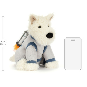 Jellycat Munro Scottie Dog Space Outfit, Juguetes de Peluche de Alta Calidad, Muñecos de Peluche de <span class=keywords><strong>Perro</strong></span>, Perfectos para Regalo de Cumpleaños - Product Image 5