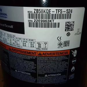 Compresor de Refrigeración HYZL ZB45KOE-TF5-558 Trifásico 220V Para Equipos de Almacenamiento en Frío - Product Image 3