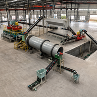 Ligne de granulation d'engrais composé multifonctionnelle entièrement automatique MINGDA, technologie de tambour rotatif, machine de fabrication d'engrais NPK