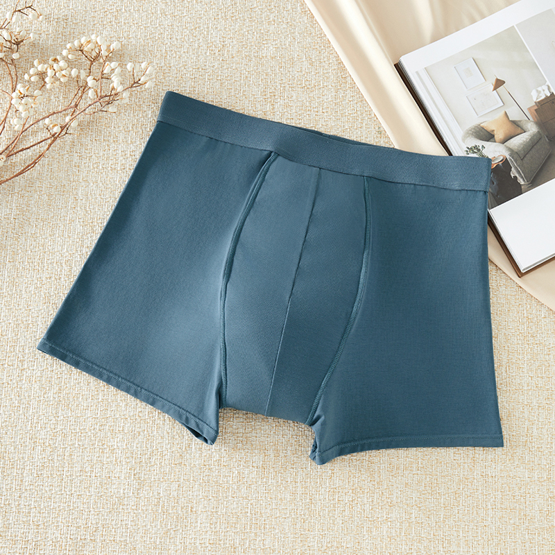 Incontinence Boxer (): side profile showing leg opening and waistband fit