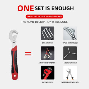 Factory Direct Riley Brand 8-10 Inch Adjustable Metric Large Open <strong>Tube</strong> Flexible Dual-Purpose <strong>Wrench</strong> Alloy Material - Product Image 4