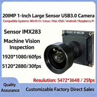 Module de caméra industrielle USB3.0 ZYKD IMX283 avec puce 1 pouce, 20 millions de pixels haute définition, reconnaissance d'image 4K30