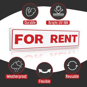 1 Pieza - Fundas para Letreros Inmobiliarios de 17 x 5 Pulgadas - Doble Cara - Plástico PVC - Montaje en Pared - Product Image 6