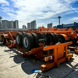 Châssis de semi-remorque conteneur en acier de 40 pieds, 2 essieux, haute capacité, pour remorques de camion, à vendre - Product Image 4