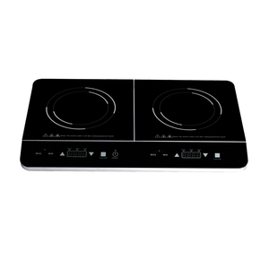 <span class=keywords><strong>Plaque</strong></span> à <span class=keywords><strong>induction</strong></span> à commande tactile à <span class=keywords><strong>deux</strong></span> zones 3200W <span class=keywords><strong>plaque</strong></span> en cristal noir - Product Image 4