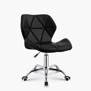 Silla de taburete de corte de pelo de barbería hidráulica de estilo de peluquería giratoria de altura ajustable con ruedas - Product Image 3