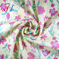 Tissu en coton tissé pour vêtements, tissage uni, impression numérique personnalisée, fourniture directe d'usine, MOQ 1 mètre