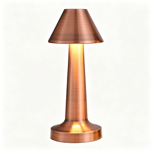 Brass Bell Shade Crystal Table Lamp Modern Design 2700K Warm White LED AC 85-265V E26 Base Living Room <b>Decorative</b> Middle Size - Product Image 1